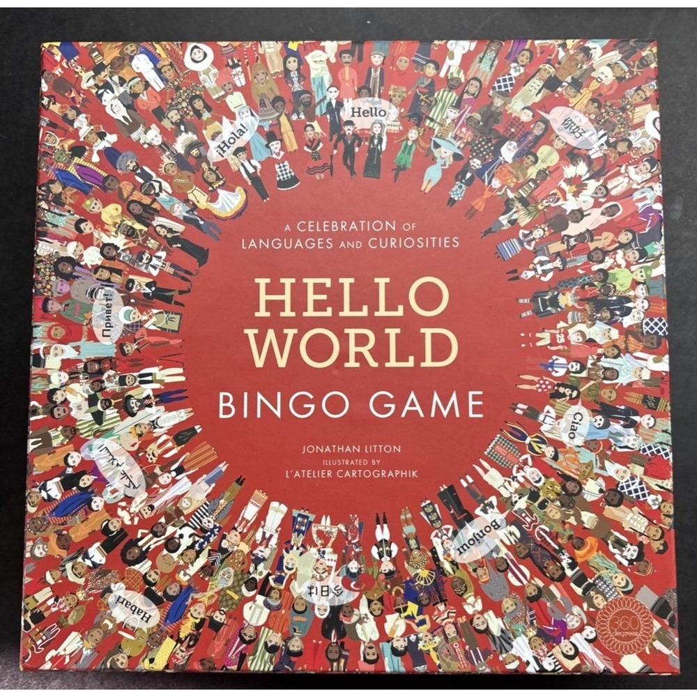 HELLO WORLD‎ Bingo Game  open box sealed contents